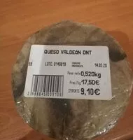 Mängden socker i Queso azul de Valdeón