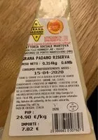 Mängden socker i Grana padano riserva