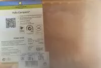 Mängden socker i Pollo campero