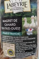 Mängden socker i Magret de canard du sud-ouest