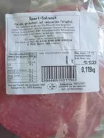 Mängden socker i Sport-Salami fettreduziert