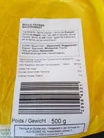 Mängden socker i Boule paysan pain