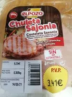 Mängden socker i Chuletas sajonia