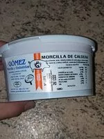 Mängden socker i Morcilla en caldera