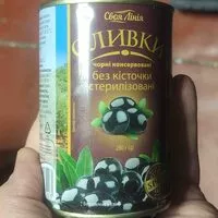 Mängden socker i Оливкі чорні консервовані без кісточки