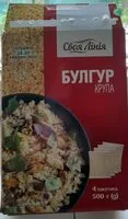 Mängden socker i Булгур крупа