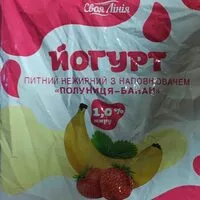 Mängden socker i Йогурт "Полуниця-банан"