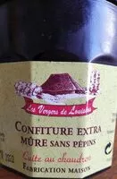 Mängden socker i Confiture extra mure