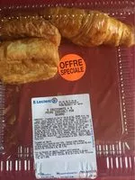 Mängden socker i 5 croissants + 5 paints chocolats pur beurre
