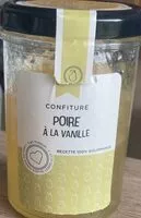 Mängden socker i Confiture poire à la vanille