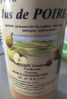 Mängden socker i Jus de poire