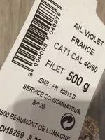 Mängden socker i Ail Violet france