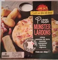 Mängden socker i Pizza munster lardons