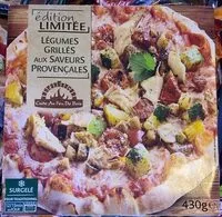 Mängden socker i Pizza legumes grillés aux saveurs provencales