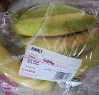 Mängden socker i Banane sachet