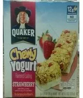 Mängden socker i Chewy Yogurt Granola Bars, Strawberry