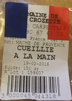 Mängden socker i Mache de Provence cueillie à la main