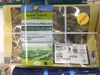 Mängden socker i Huîtres fines de pleine mer - Normandie Ouest