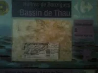 Mängden socker i Huîtres De Bouzigues Bassin De Thau