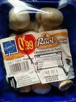 Mängden socker i Champignons de Paris - Pieds coupés