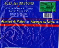 Mängden socker i Asperges du Poitou variété : violettes calibre : 16 et +