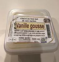 Mängden socker i Crème glacée vanille gousse