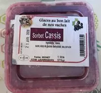 Mängden socker i Sorbet cassis