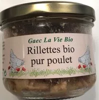 Mängden socker i Rillettes bio de poulet