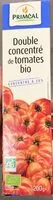 Mängden socker i Double concentré de tomates bio