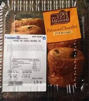 Mängden socker i Pains au choco beurre