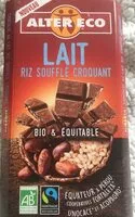 Mängden socker i Lait riz soufflé croquant