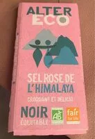 Mängden socker i Chocolat noir sel rose de l’Himalaya