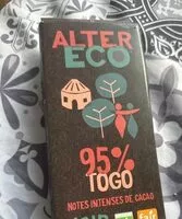 Mängden socker i Alter Éco. 95% Togo