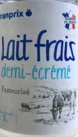 Mängden socker i Lait frais demi-écrémé