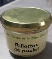 Mängden socker i Rillettes de poulet