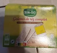 Mängden socker i Galettes de riz complet fourrés au chocolat et aux noisettes