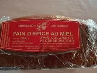 Mängden socker i Pain d'épices au miel
