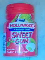 Socker och näringsämnen i Hollywood chewing gum