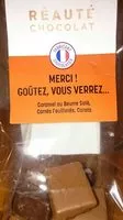 Mängden socker i Caramels beurre salé, Carrés feuilletés et carats