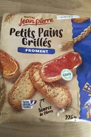 Mängden socker i Petits pains grillés froment