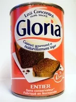 Mängden socker i GLORIA Lait concentré non sucré entier boîte 410g