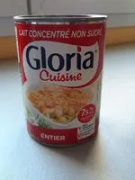 Mängden socker i GLORIA Lait concentré non sucré entier boîtes 3x410g