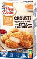 Mängden socker i Crousti nuggets de poulet