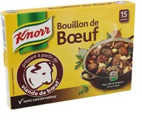 Mängden socker i Knorr Bouillon Cube Bœuf 15 Cubes