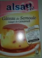 Mängden socker i Préparation pour gâteau de semoule
