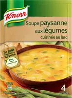 Mängden socker i Soupe Paysanne aux Légumes au Lard