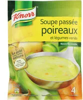Mängden socker i Soupe Poireaux Légumes Variés