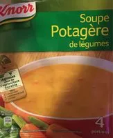 Mängden socker i Soupe Potagère de Légumes
