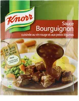 Mängden socker i Knorr Sauce Déshydratée Bourguignon au Vin Rouge et Petits Légumes 33g