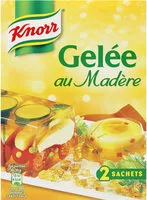 Mängden socker i Knorr Gelée Madère 2 Sachets 52g